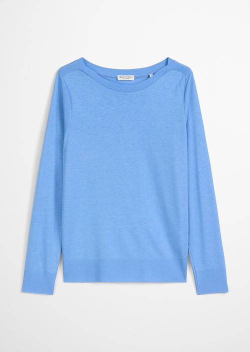 Luxury Longsleeve regular — Cloudless Blue