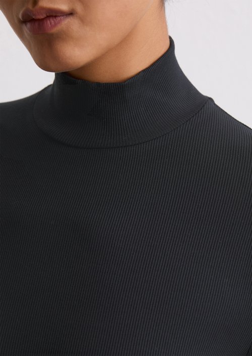 Turtleneck T-shirt slim — Deep Night Blue