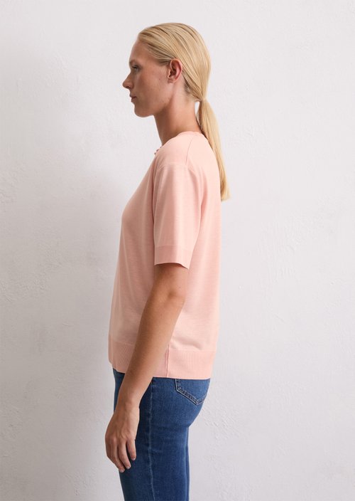 Luxury T-Shirt relaxed — Pastel Rose