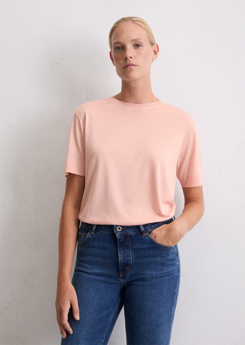 Luxury T-Shirt relaxed — Pastel Rose