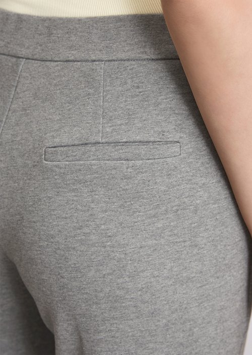 Jersey pants regular — Light Grey Melange