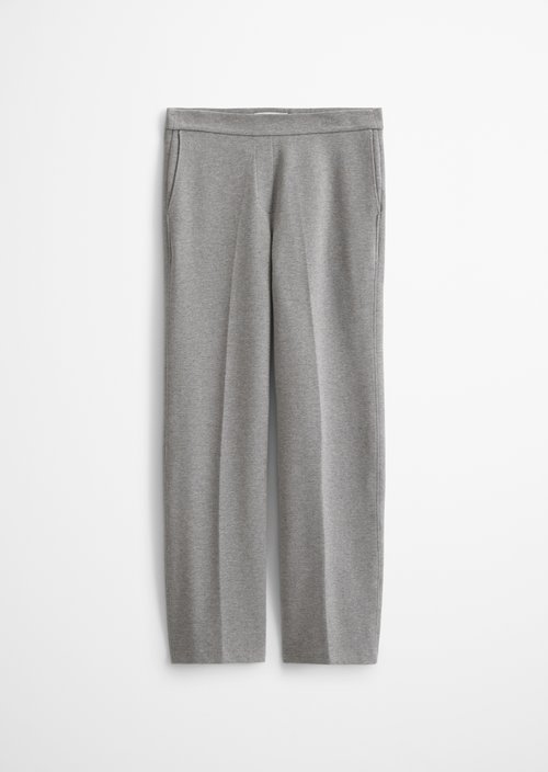 Jersey pants regular — Light Grey Melange