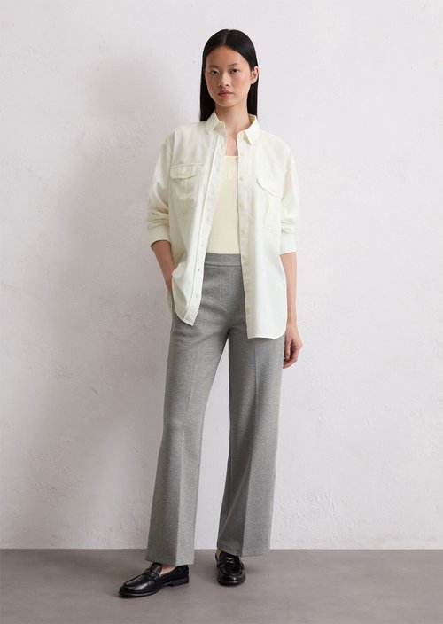 Jersey pants regular — Light Grey Melange