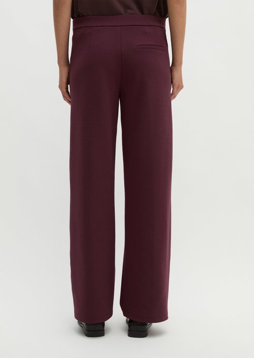 Jersey pants regular — Black Cherry
