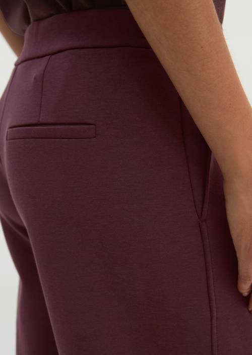 Jersey pants regular Black Cherry in detail view