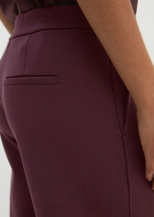 Jersey pants regular — Black Cherry