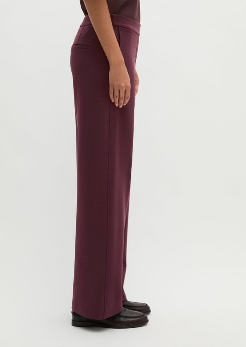 Jersey pants regular — Black Cherry