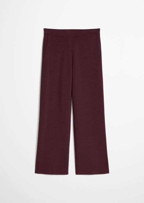 Jersey pants regular — Black Cherry