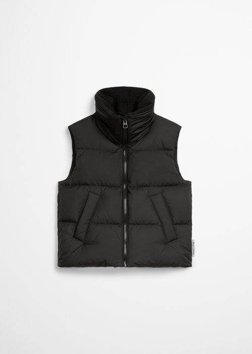 Down vest — Black