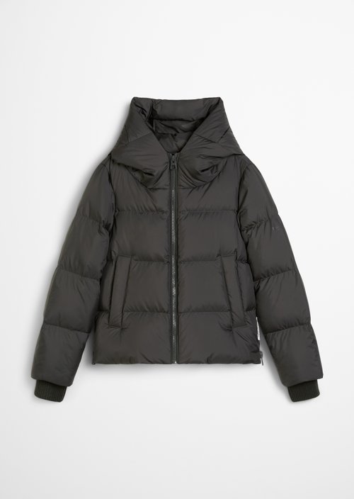 Regular puffer down jacket — Dark Grey Melange