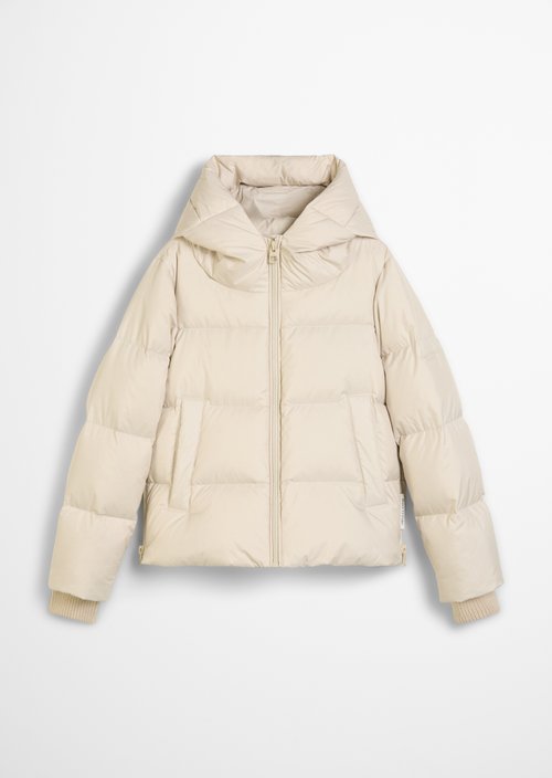 Regular puffer down jacket — Light Oat