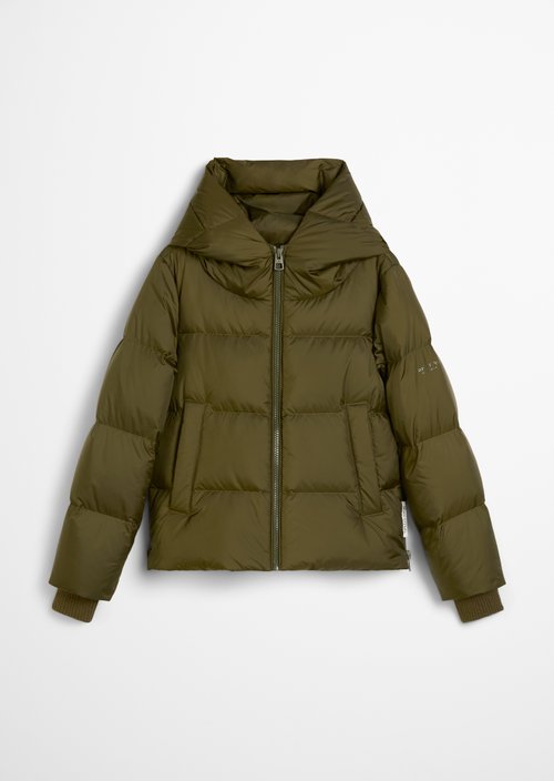 Regular puffer down jacket — Mossy Olive