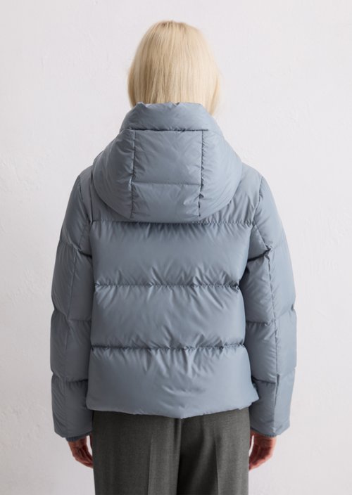 Regular puffer down jacket — Slate Blue