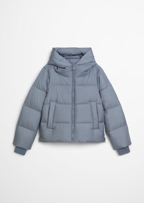 Regular puffer down jacket — Slate Blue