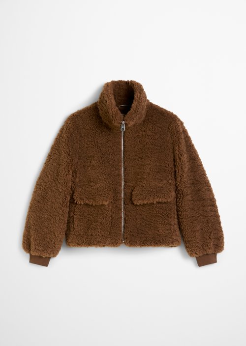 Teddy jacket regular — Pure Chocolate