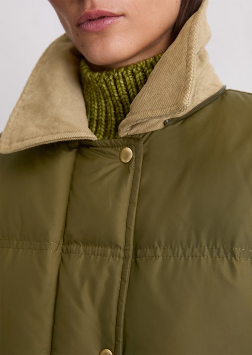 Puffer down parka regular — Mossy Olive