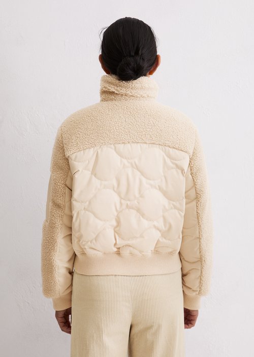 Down blouson regular — Light Oat