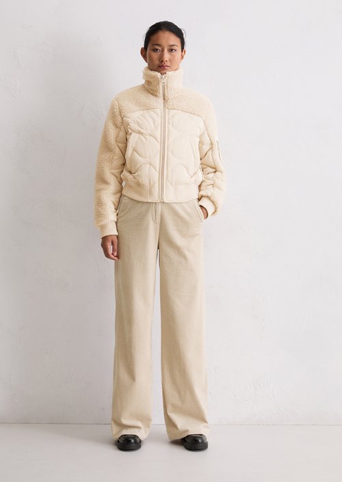 Down blouson regular — Light Oat