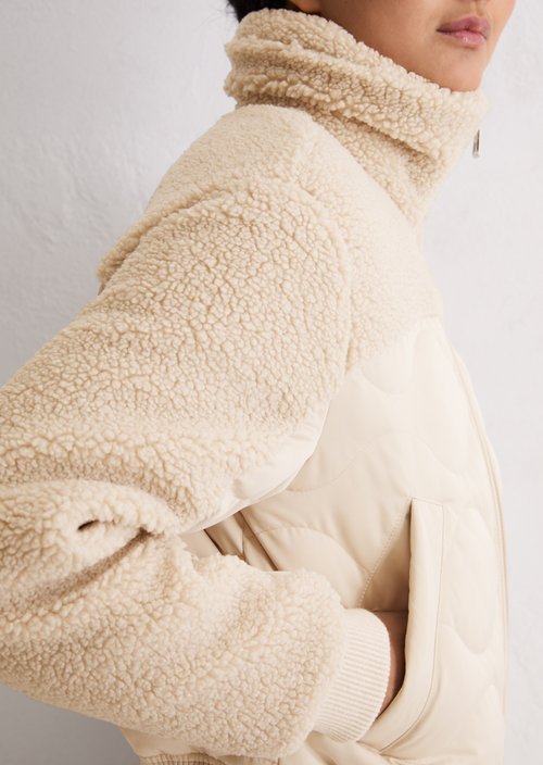 Down blouson regular — Light Oat