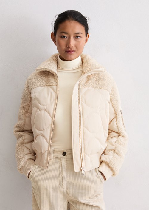 Down blouson regular — Light Oat