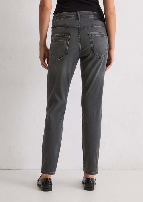 Jeans model Theda boyfriend cropped — Black