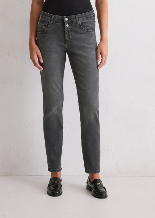 Jeans model Theda boyfriend cropped — Black