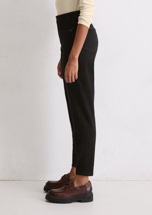 Jeans model Mala slim cropped — Medium Grey