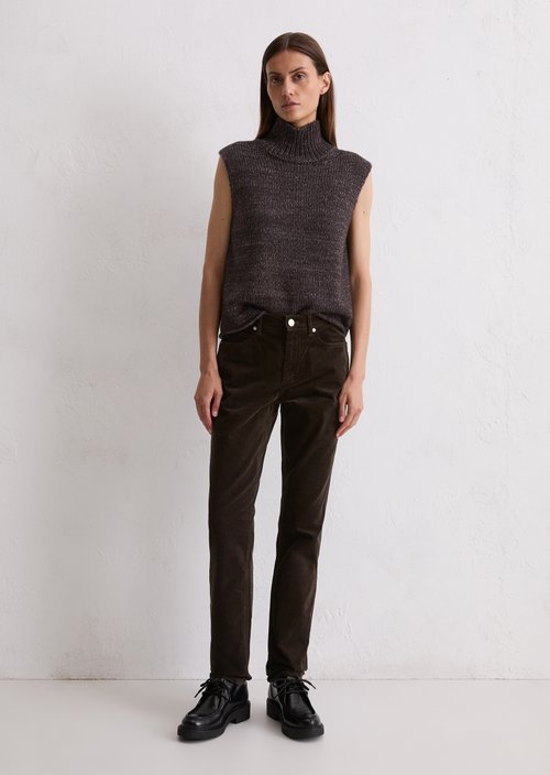 Pantalón Hombre Tipo Chino Beige Elástico