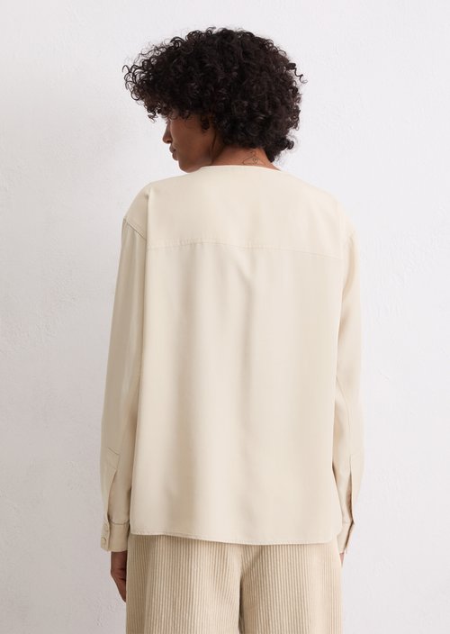 Straight blouse — Light Oat