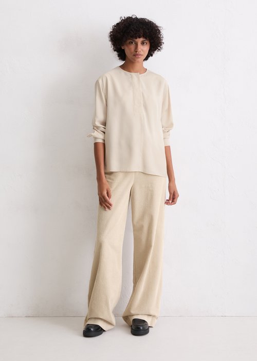 Straight blouse — Light Oat