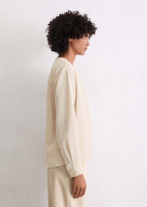 Straight blouse — Light Oat