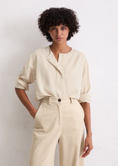 Straight blouse — Light Oat