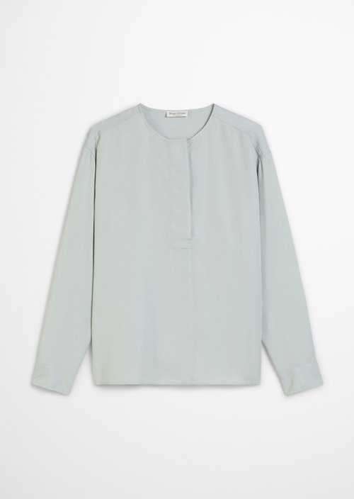 Straight blouse — Silvery Blue