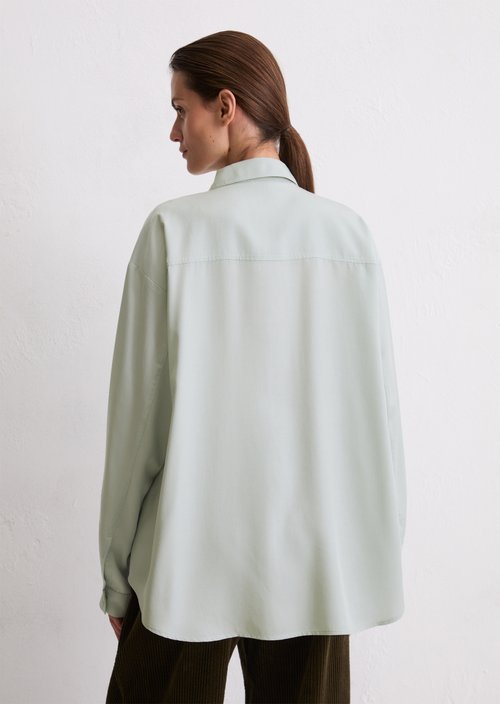 Regular blouse — Silvery Blue