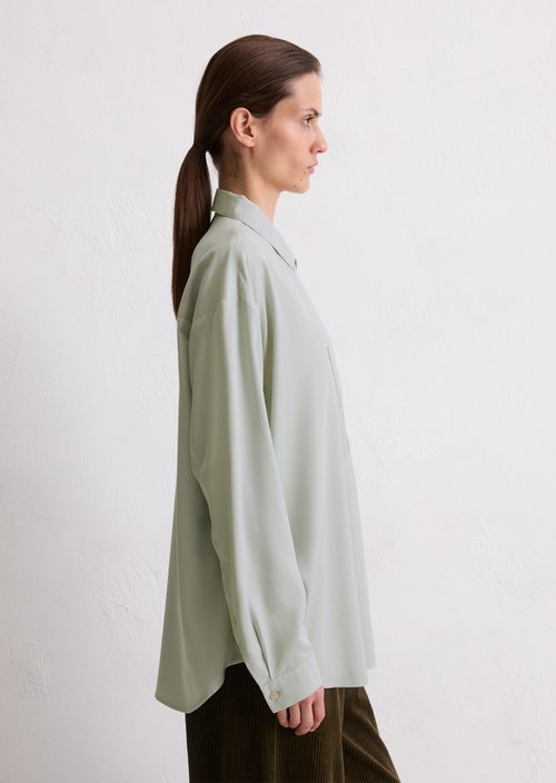 Regular blouse — Silvery Blue