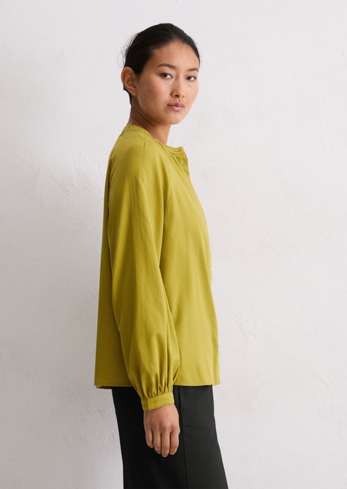 Blouse flared — Bright Pea