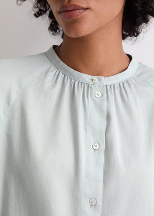 Blouse flared — Silvery Blue