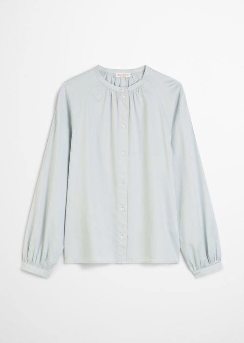 Blouse flared — Silvery Blue