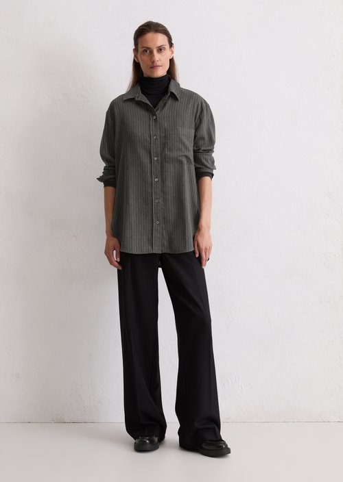 Relaxed blouse — Dark Grey