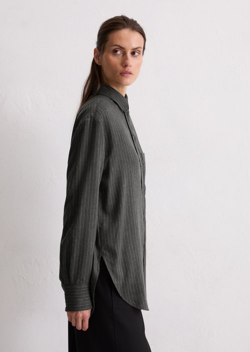 Relaxed blouse — Dark Grey