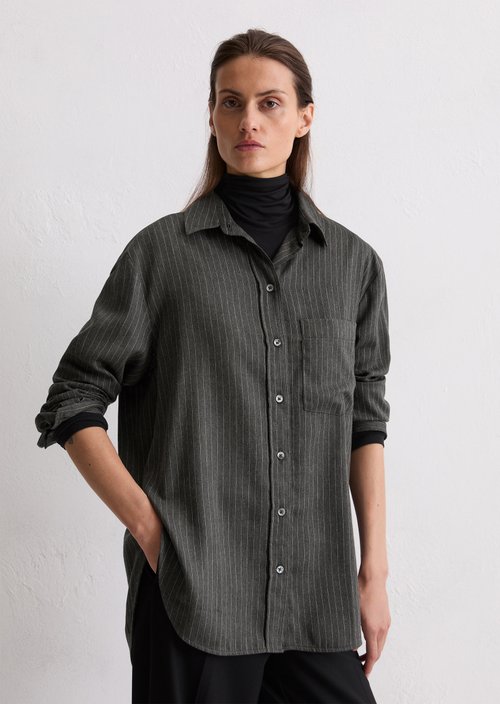 Relaxed blouse — Dark Grey