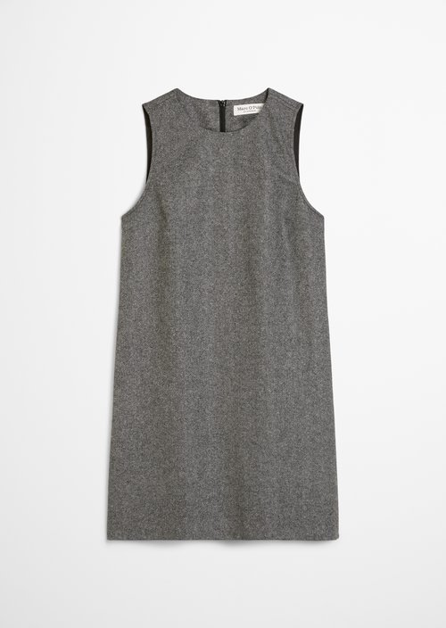 Shift dress straight — Black