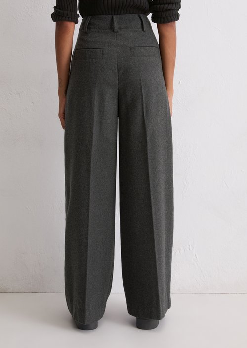 Tailored Pants wide — Dark Grey