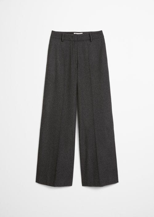 Tailored Pants wide — Dark Grey