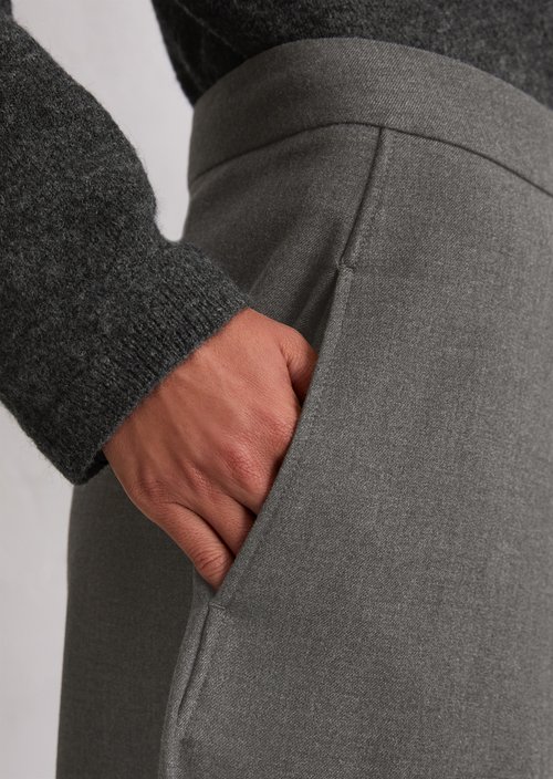 Flared skirt — Medium Grey
