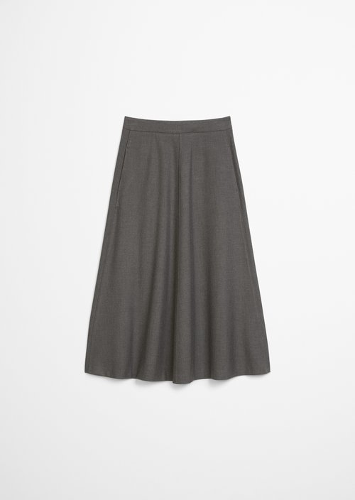 Flared skirt — Medium Grey
