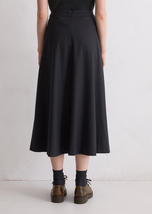 Flared skirt — Deep Night Blue
