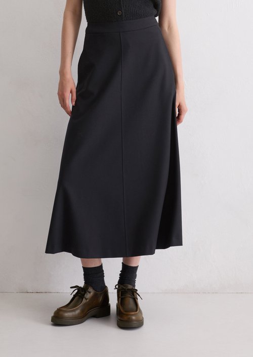 Flared skirt — Deep Night Blue
