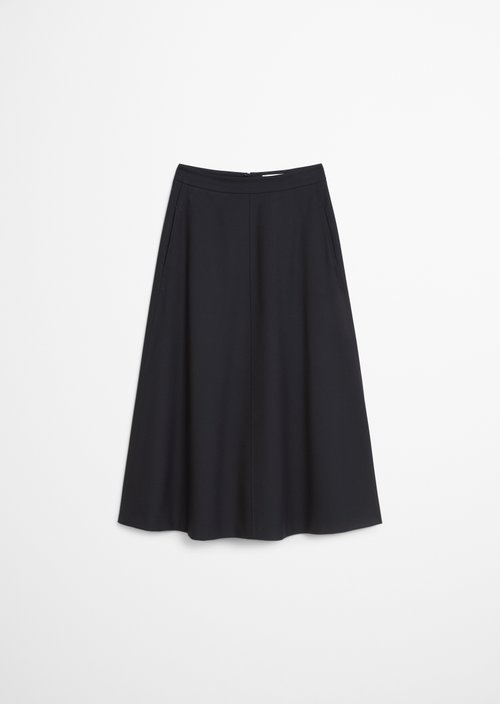Flared skirt — Deep Night Blue