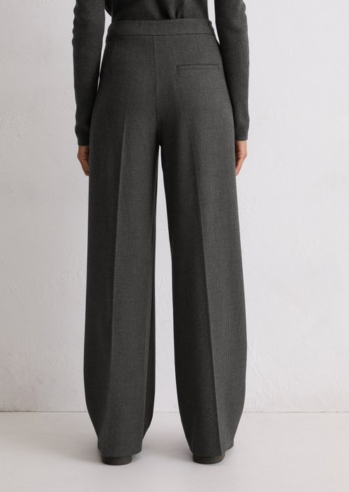 Long Leg Culotte ankle length — Dark Grey